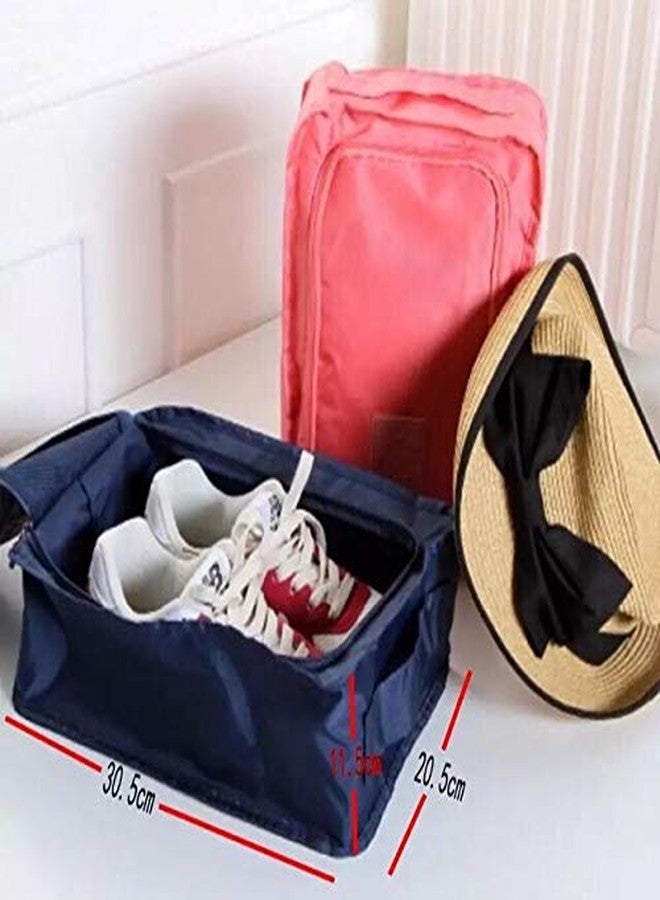 Orcoa Travelling Shoe Storage Bag, Portable Shoe Organiser, Footwear Organiser Pouch(Multicolour) (Pack of 1) - Image 4